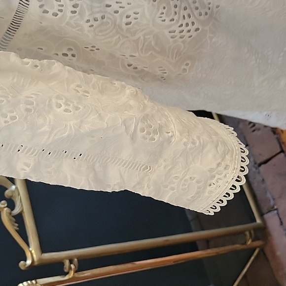 Chicwish Embroidered Eyelet Midi Dress - Picture 9 of 14